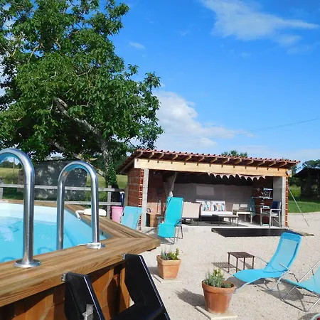 בית נופש Rural With Private Pool Saint-Blancard